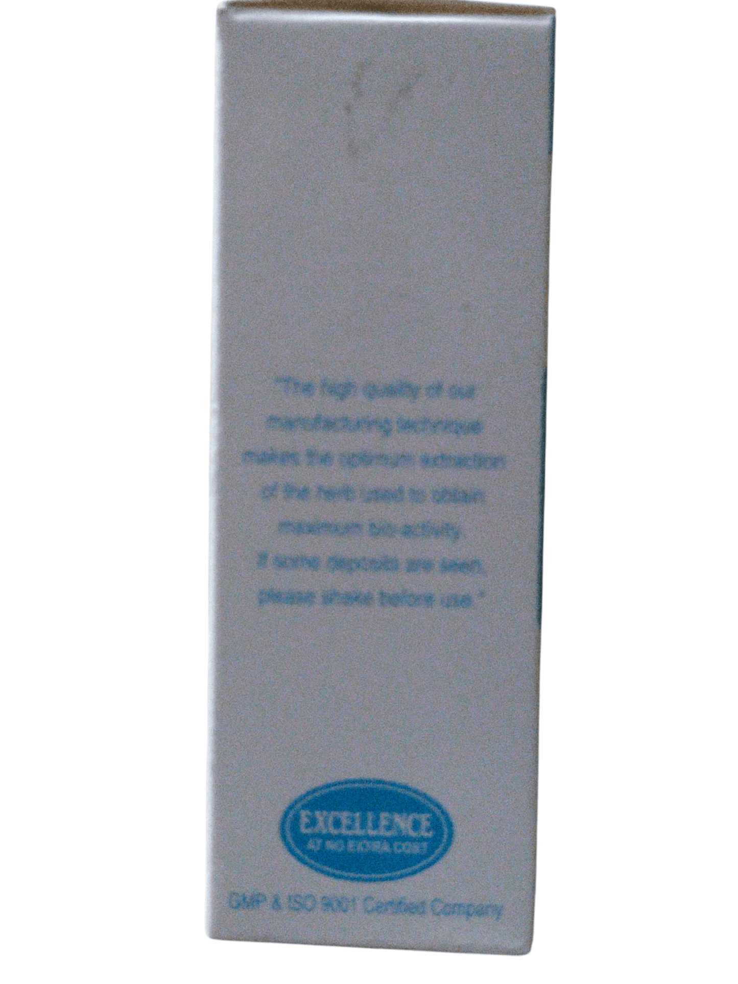 White box with blue text and 'Excellence' logo on a white background