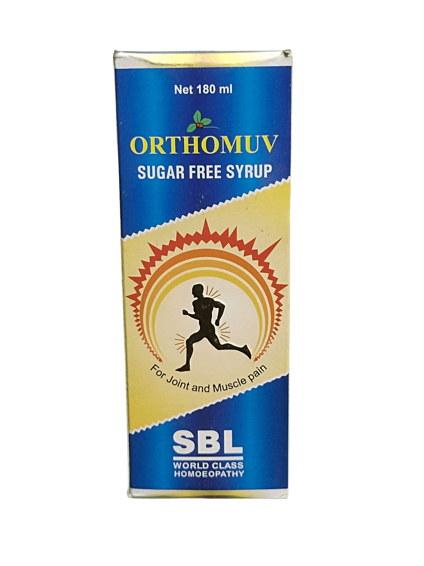SBL ORTHOMUV SUGAR FREE SYRUP FOR JOINT AND MUSCLES PAIN HOMEOPATHIC MEDICINE 180ML