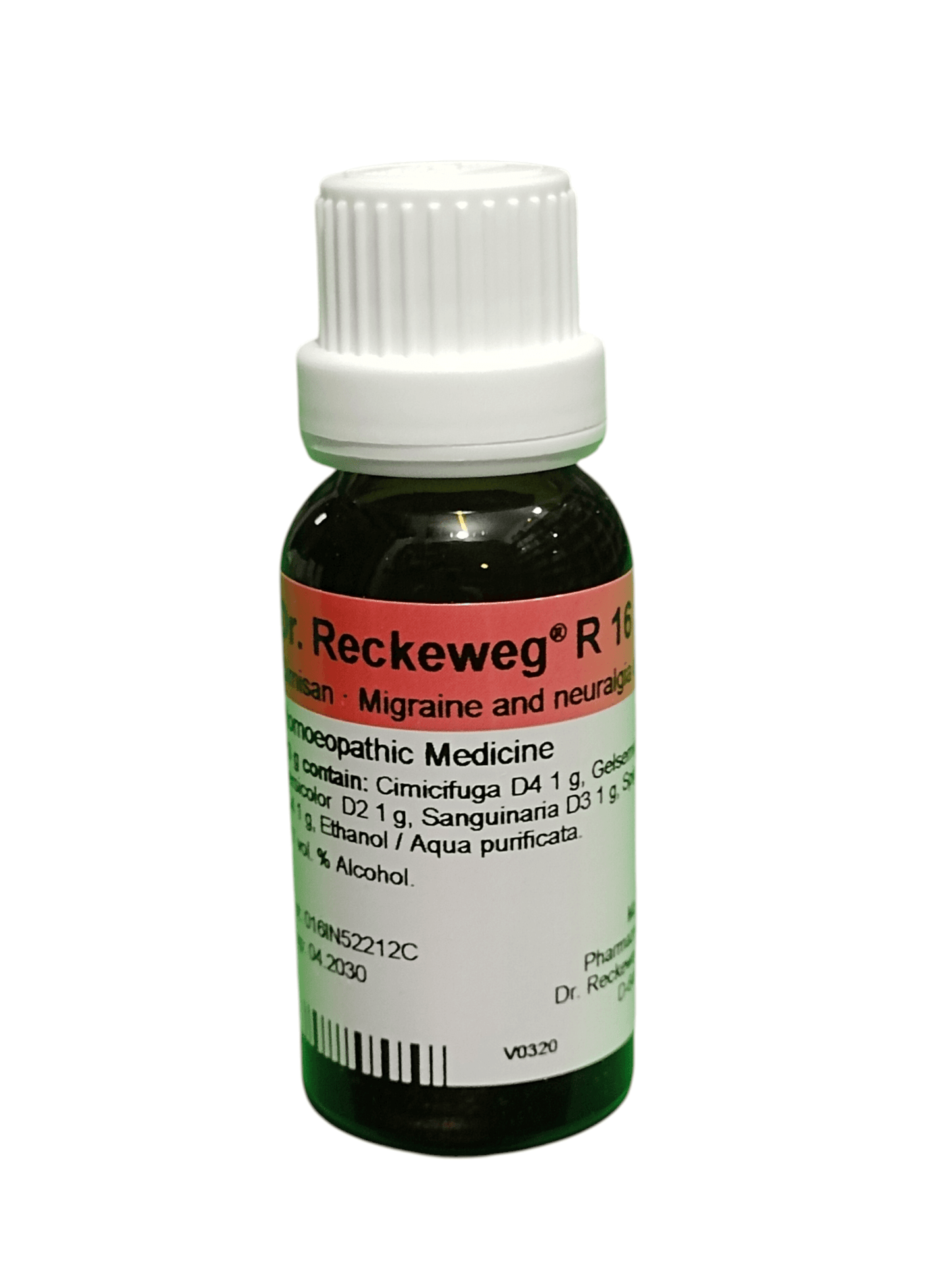 Dr Reckeweg Cimisan R16 migraine relief homeopathic drops