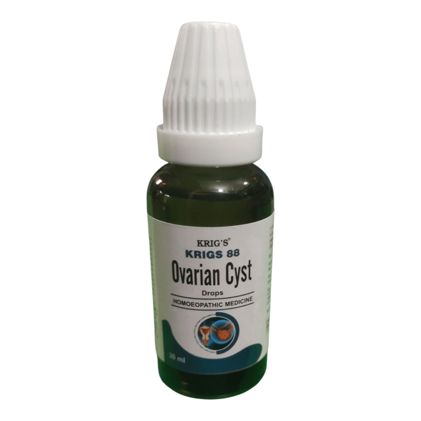 KRIG'S 88 OVARIAN CYST DROPS HOMEPATHIC MEDICINE 30ML - Liquid type - Bhanu Pratap
