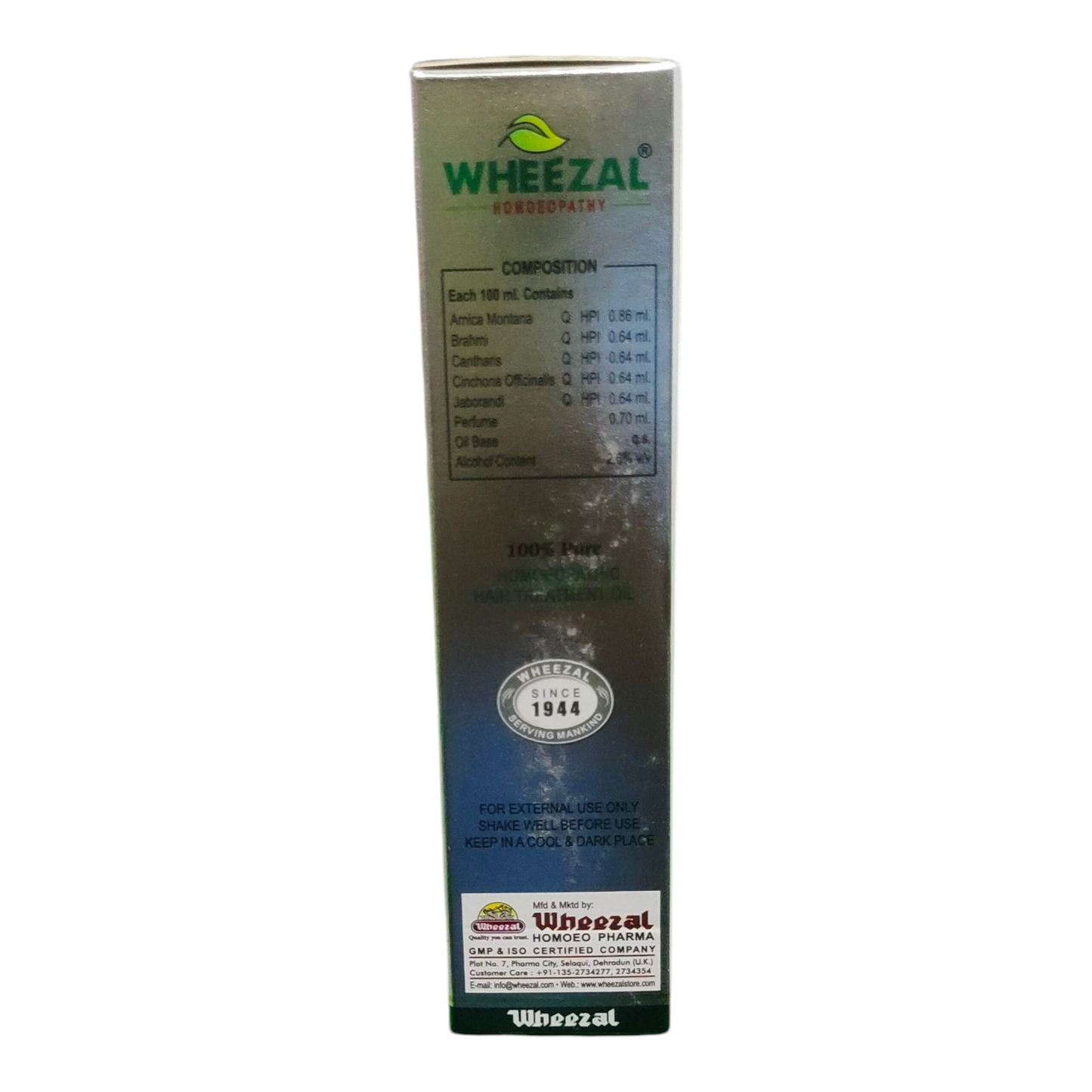 Wheezal product packaging on a white background
