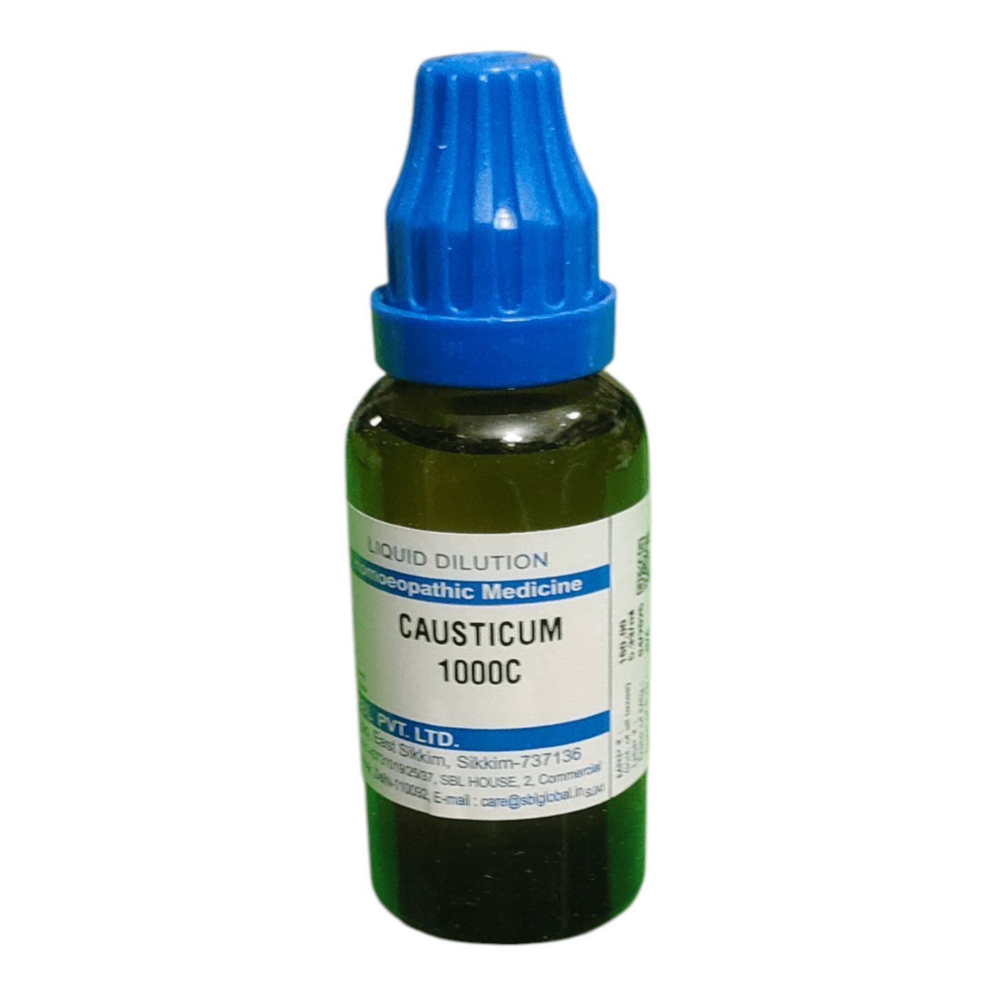SBL CAUSTICUM 1000C HOMEOPATHIC MEDICINE 30ML - Liquid - Bhanu Pratap