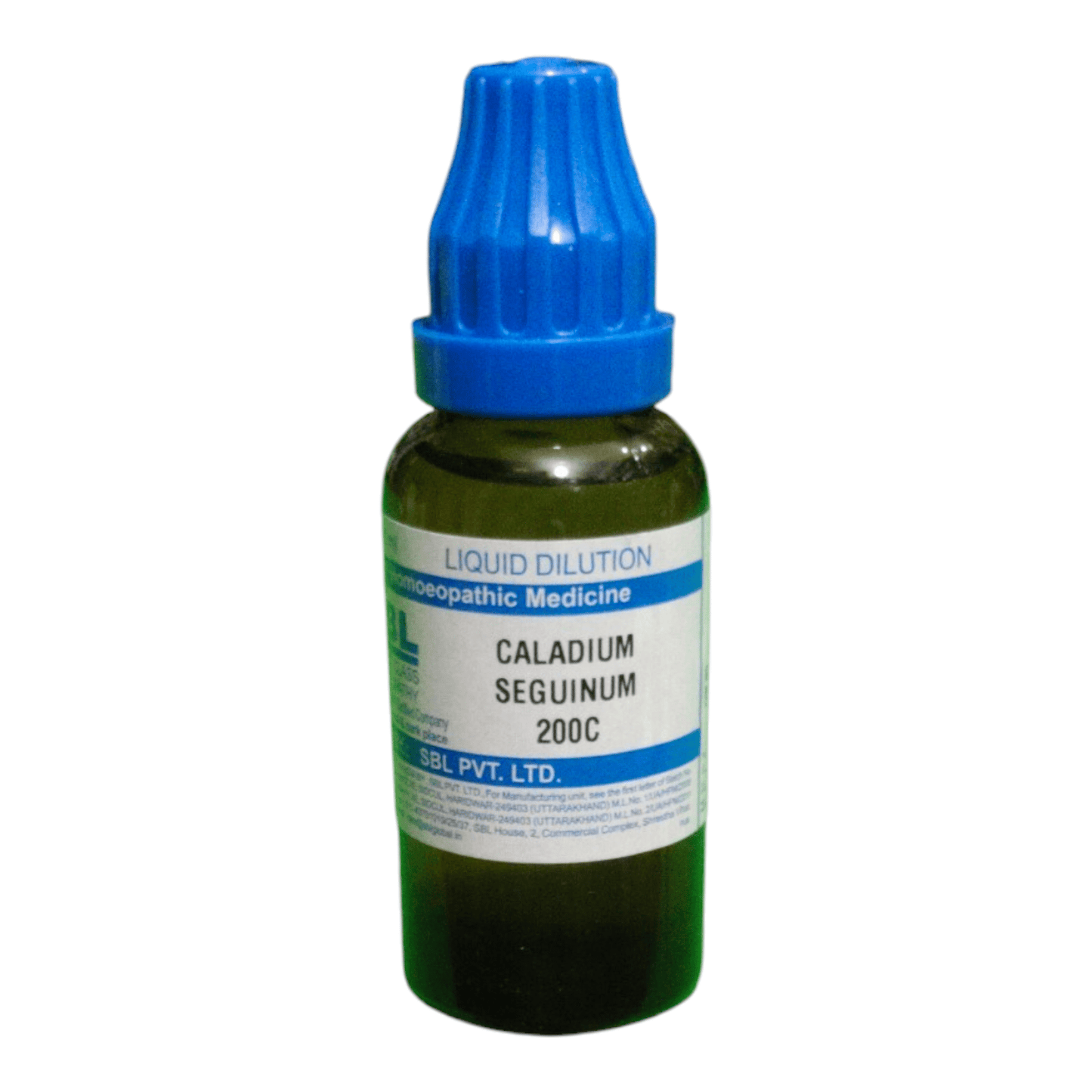 SBL CALADIUM SEGUINUM 200C HOMEOPATHIC MEDICINE 30ML - Liquid - Bhanu Pratap