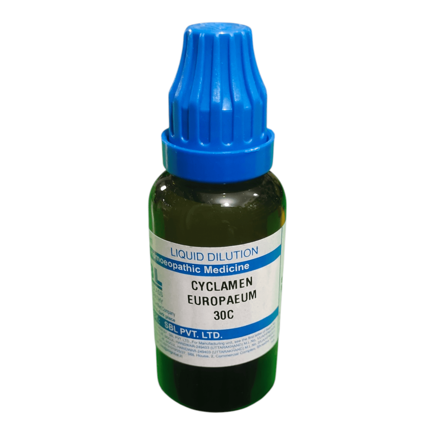 SBL CYCLAMEN EUROPAEUM 30C HOMEOPATHIC MEDICINE 30ML - Liquid - Bhanu Pratap