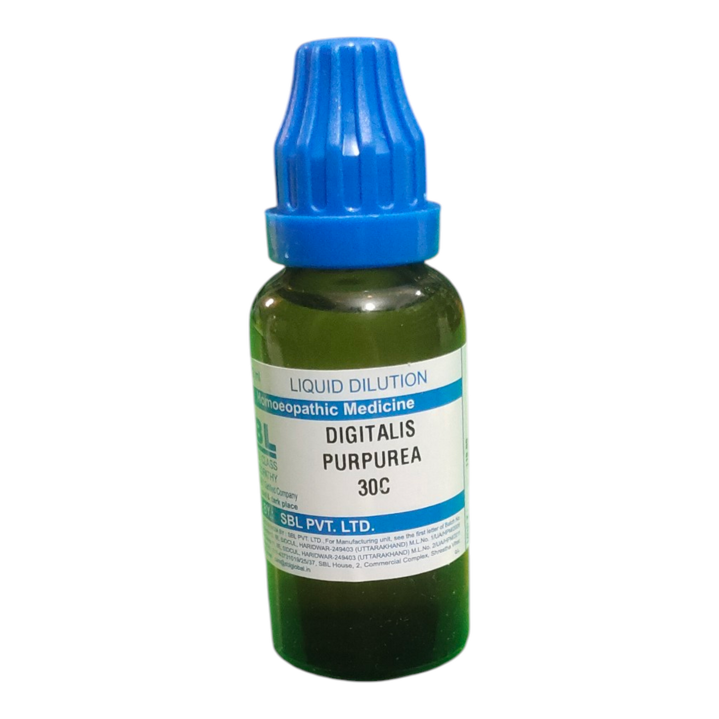 "SBL Digitalis Purpurea 200C 30ml – Homeopathic medicine for heart weakness, pulse regulation, and palpitations"