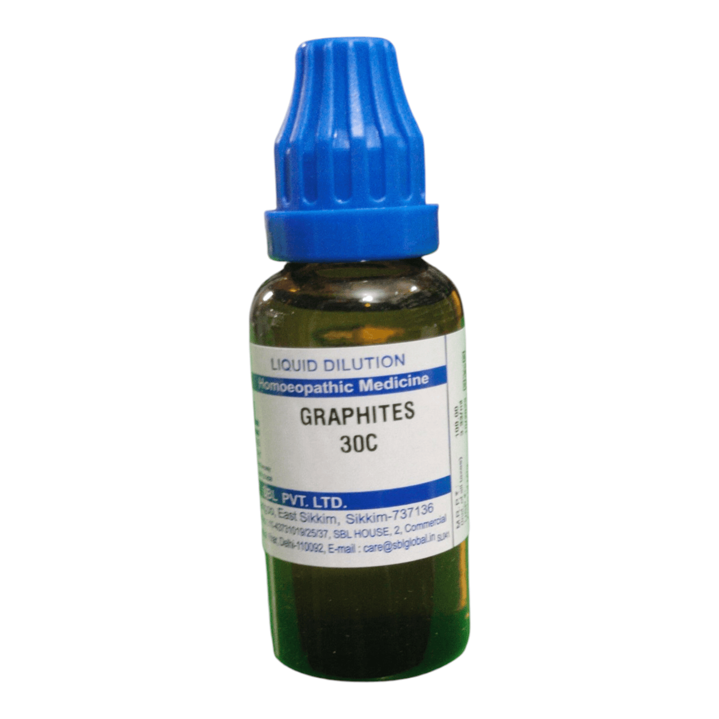 SBL GRAPHITES 30C HOMEOPATHIC MEDICINE 30ML - Liquid type - Bhanu Pratap