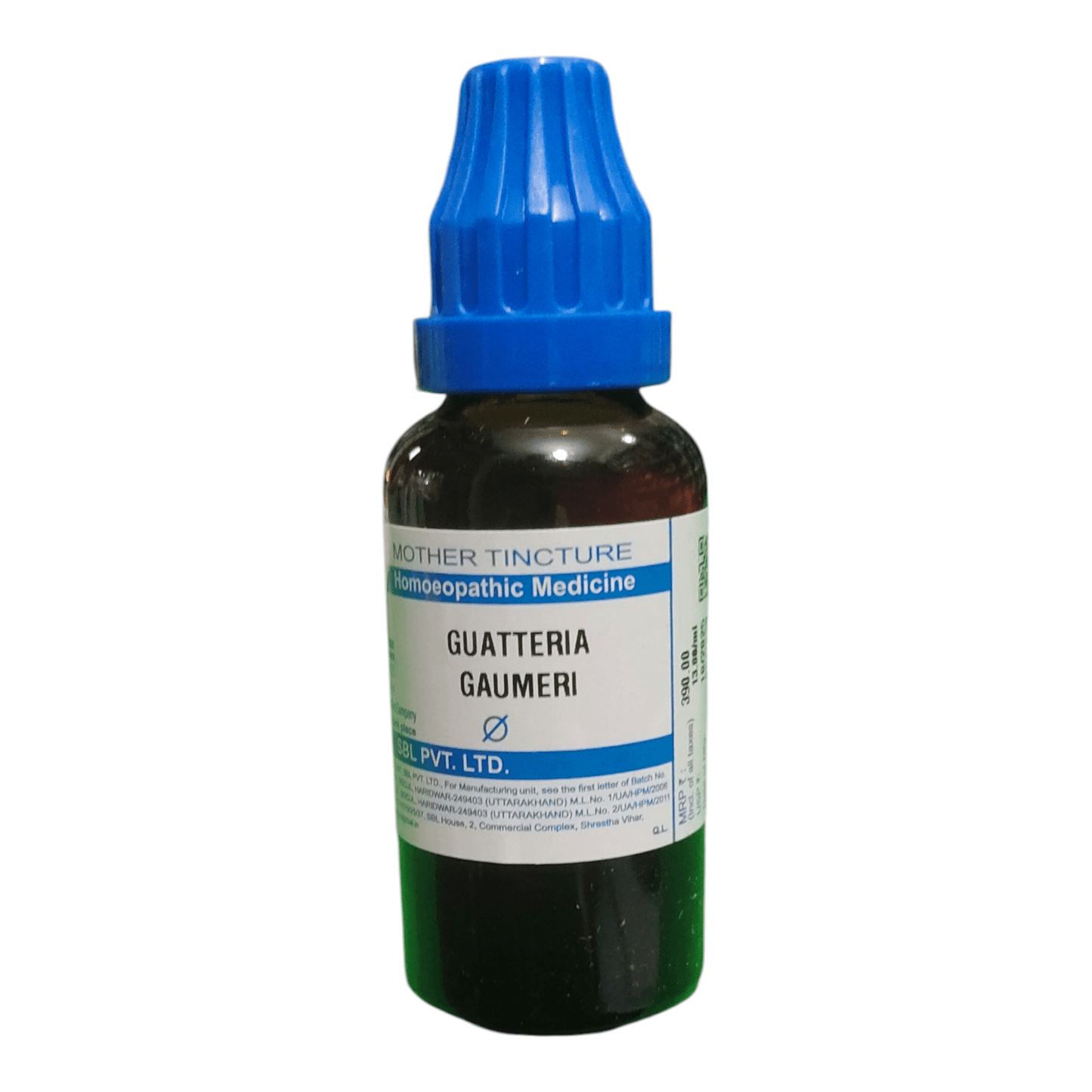 SBL GUATTERIA GAUMERI Q MOTHER TINCTURE HOMEOPATHIC MEDICINE 30ML - Liquid - Bhanu Pratap