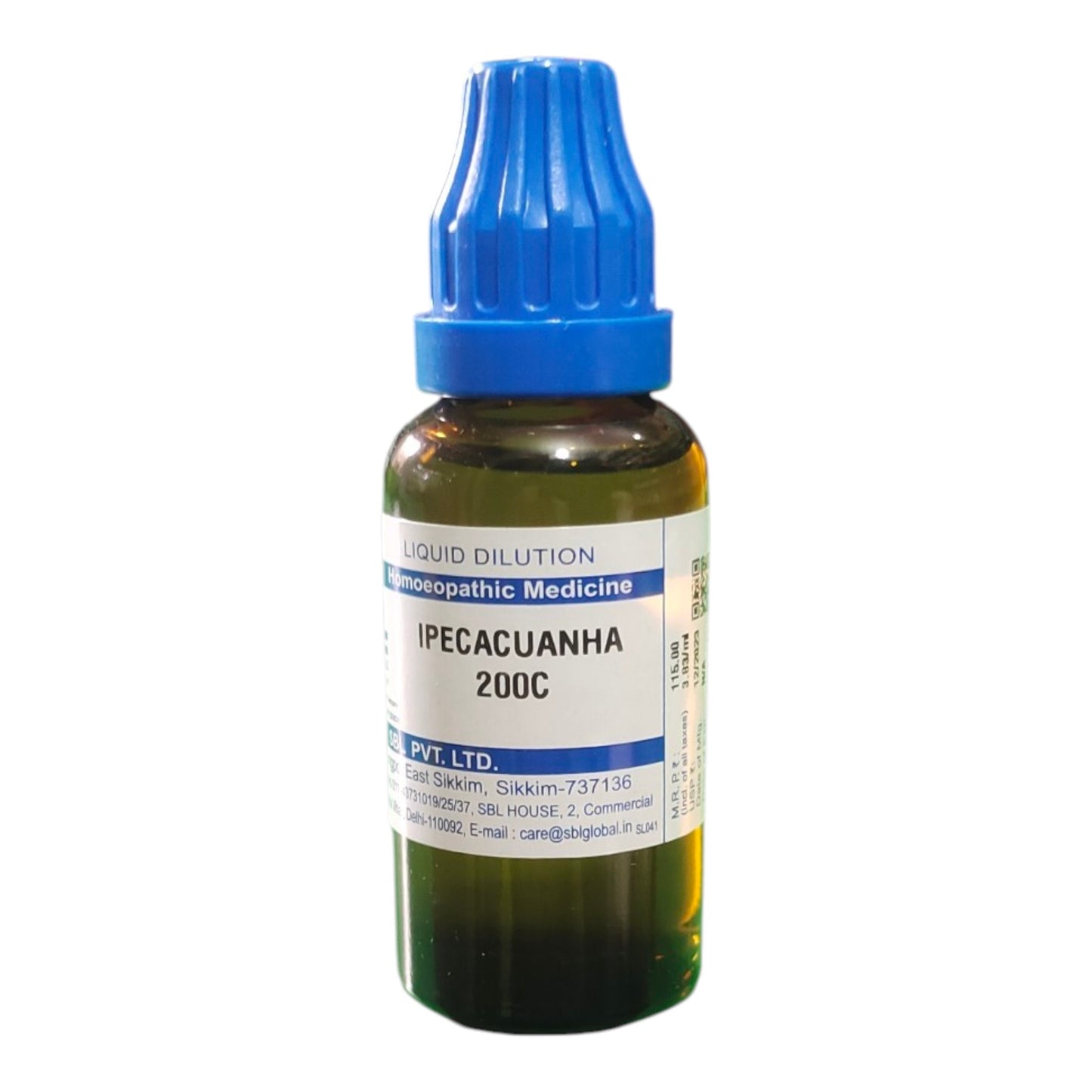 SBL IPECACUANHA 200C HOMEOPATHIC MEDICINE 30ML - Liquid - Bhanu Pratap