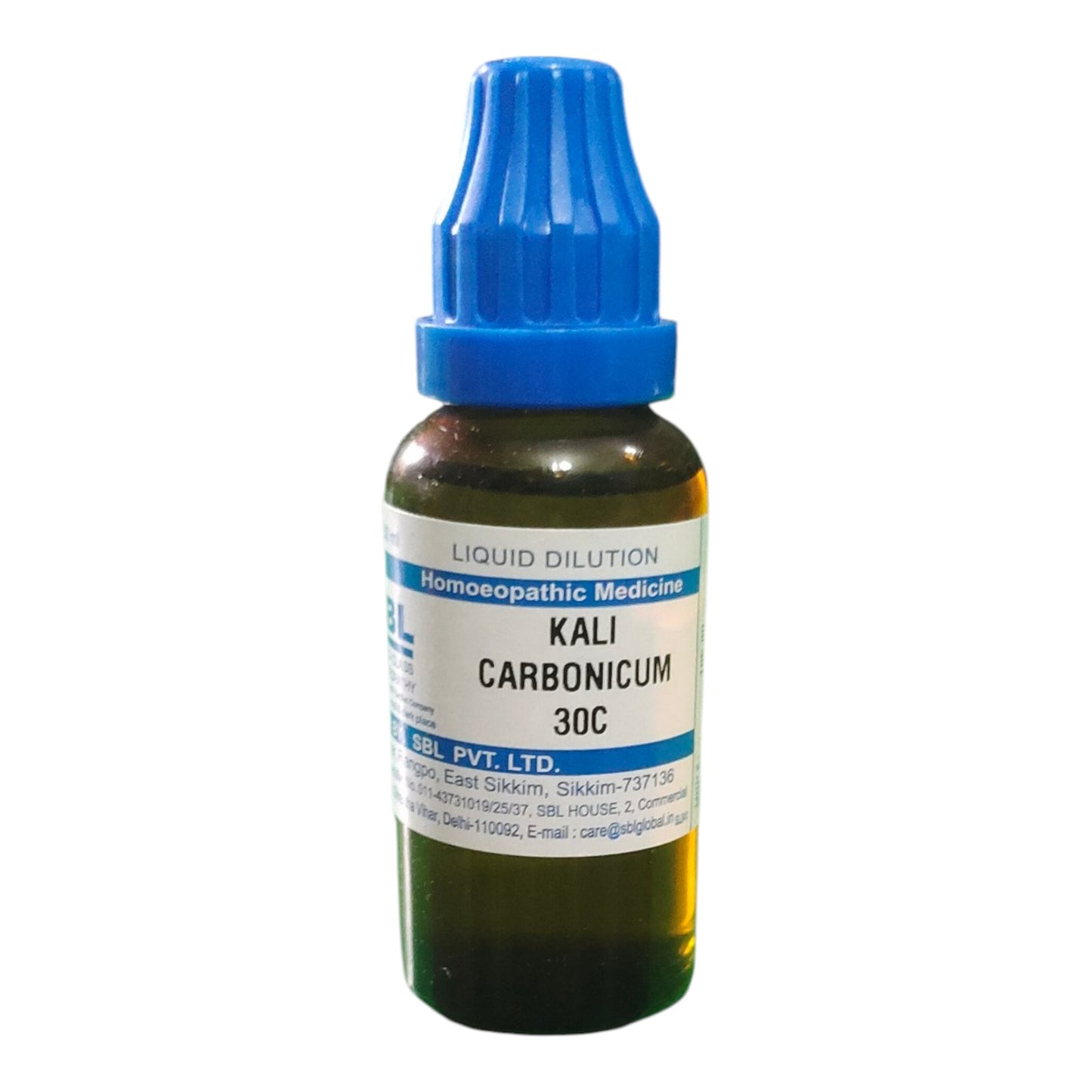 SBL KALI CARBONICUM 30C HOMEOPATHIC MEDICINE 30ML - Liquid - Bhanu Pratap