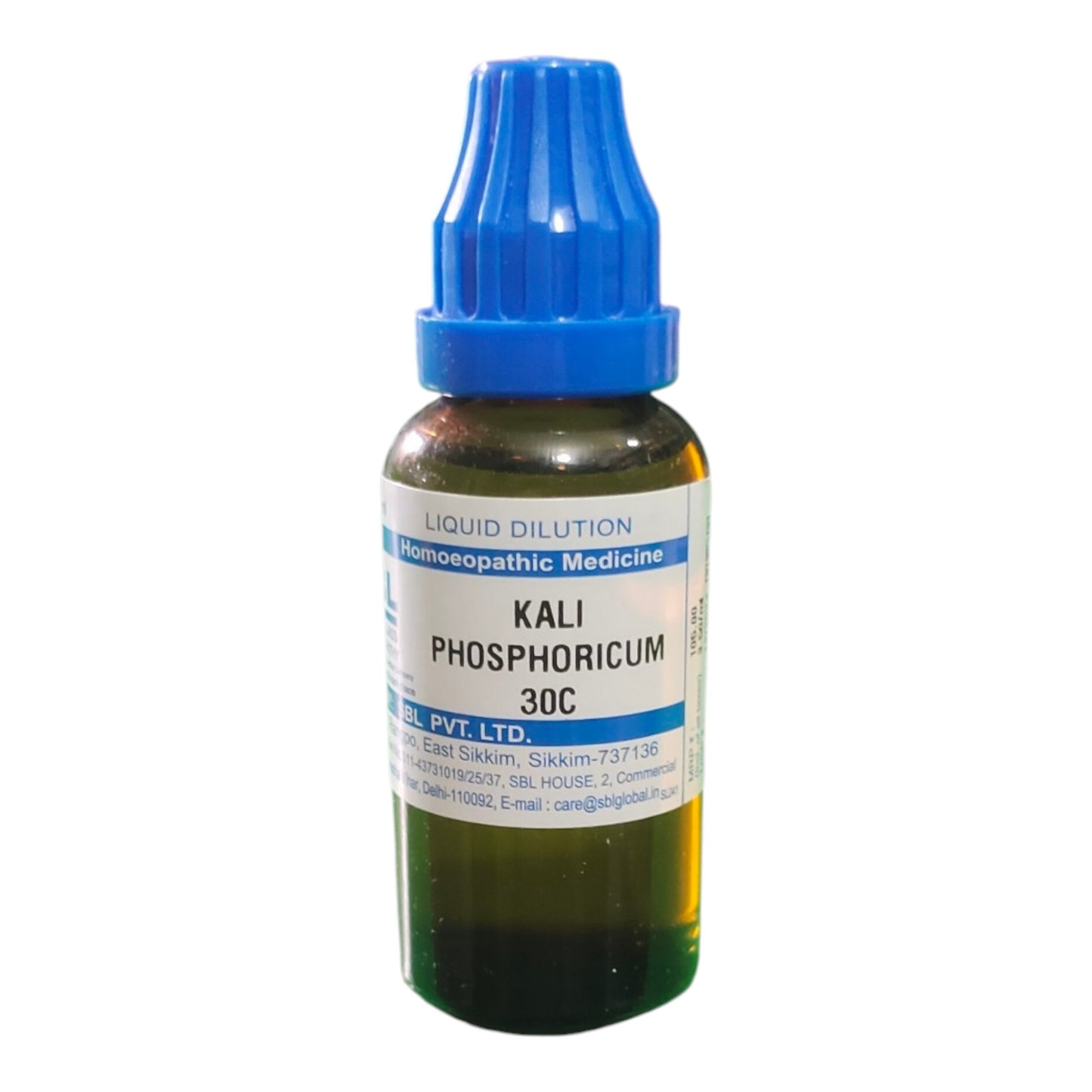 SBL KALI PHOSPHORICUM 30C HOMEOPATHIC MEDICINE 30ML - Liquid - Bhanu Pratap