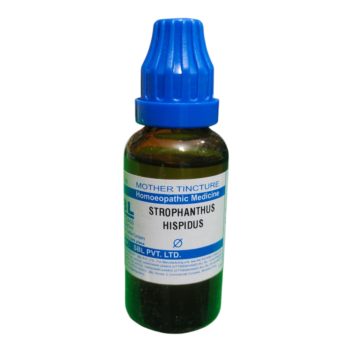 SBL STROPHANTHUS HISPIDUS Q MOTHER TINCTURE 30ML.