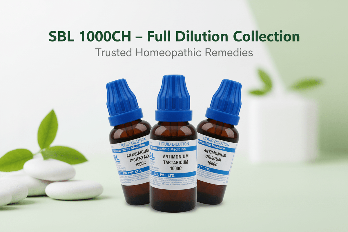 SBL 1000CH Homeopathic Remedies – Full Dilution Collection - Bhanu Pratap 