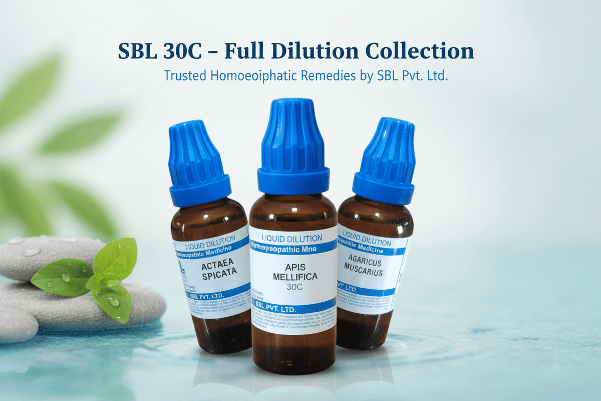 SBL 30CH Homeopathic Remedies – Full Dilution Collection - Bhanu Pratap 