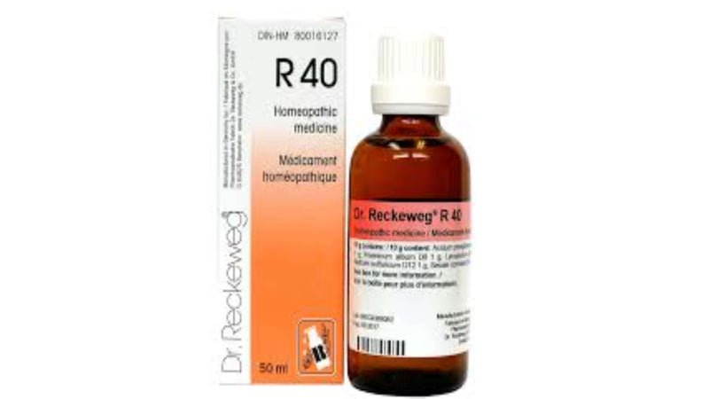 Dr. Reckeweg R40 homeopathic medicine for diabetes treatment, 50 ml bottle, with free shipping.