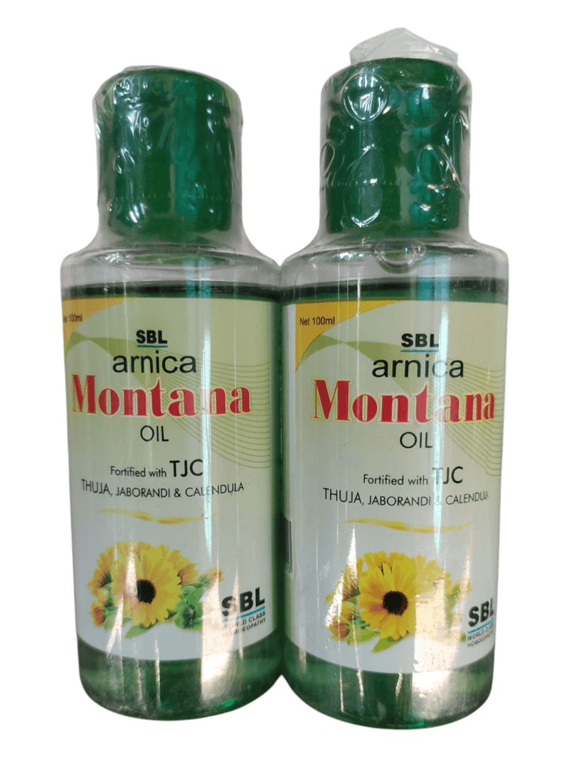 SBL ARNICA MONTANA OIL WITH THUJA JABORANDI AND CALLENDULA 499\AVOBE BUYING FREE SHIPING