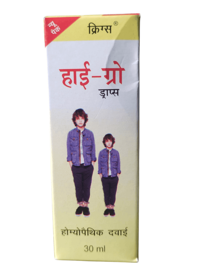KRIGS HI-GROW DROPS HOMEOPATHIC MEDICINE 499/Avobe Buying Free shiping