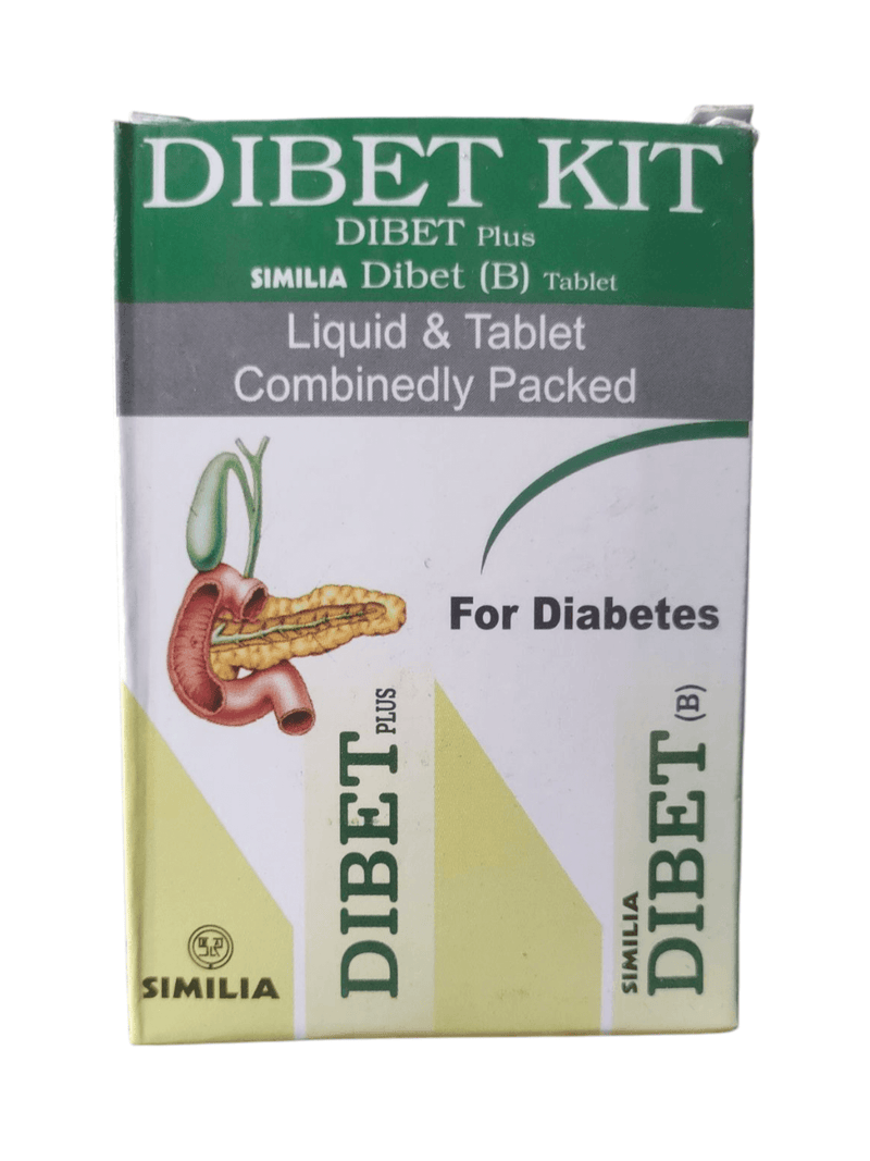DIBET KIT DIBET plus SIMILIA DIBET (B) TABLET & LIQUID FOR DIBET 499/ Avobe Buying Free Shiping