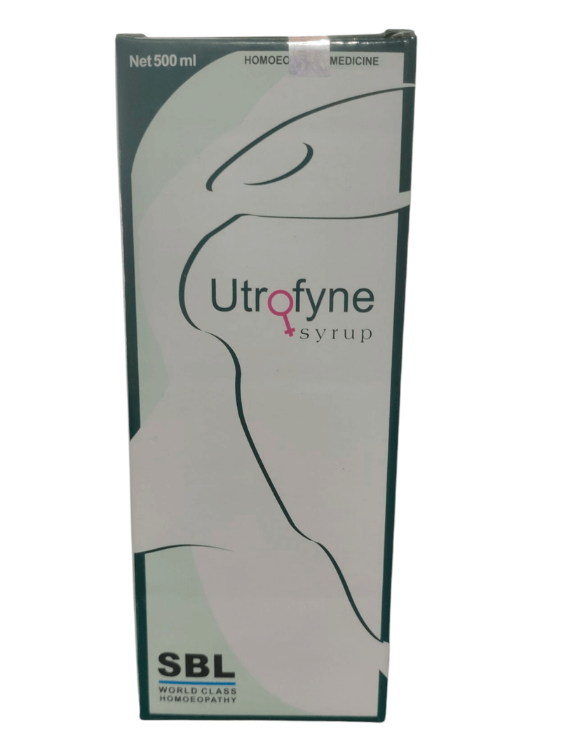 UTROFYNE SYRUP HOMEOPATHIC MEDICINE 500ML 499/Avobe Buying Free Shiping