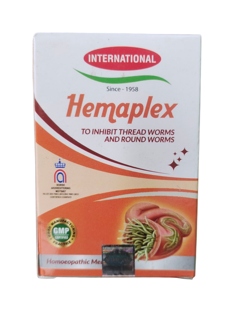 HEMAPLEX TO INHIBIT THREAD WORMS AND ROUND WORMS 499/Avobe Buying Free Shiping
