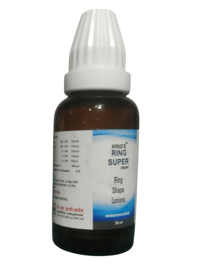 KRIG'S RINGS SUPER DROPS HOMEOPATHIC MEDICINE 30ml 499/Avobe Buying Free Shiping