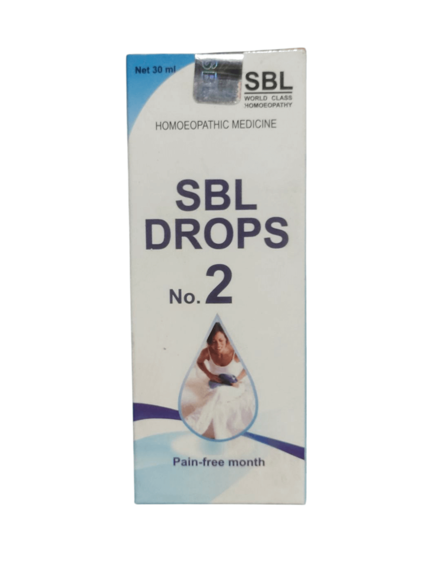 SBL Drops No. 2 packaging on a white background