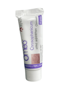 Tube of Omeo Chrysothamnus ointment on a white background