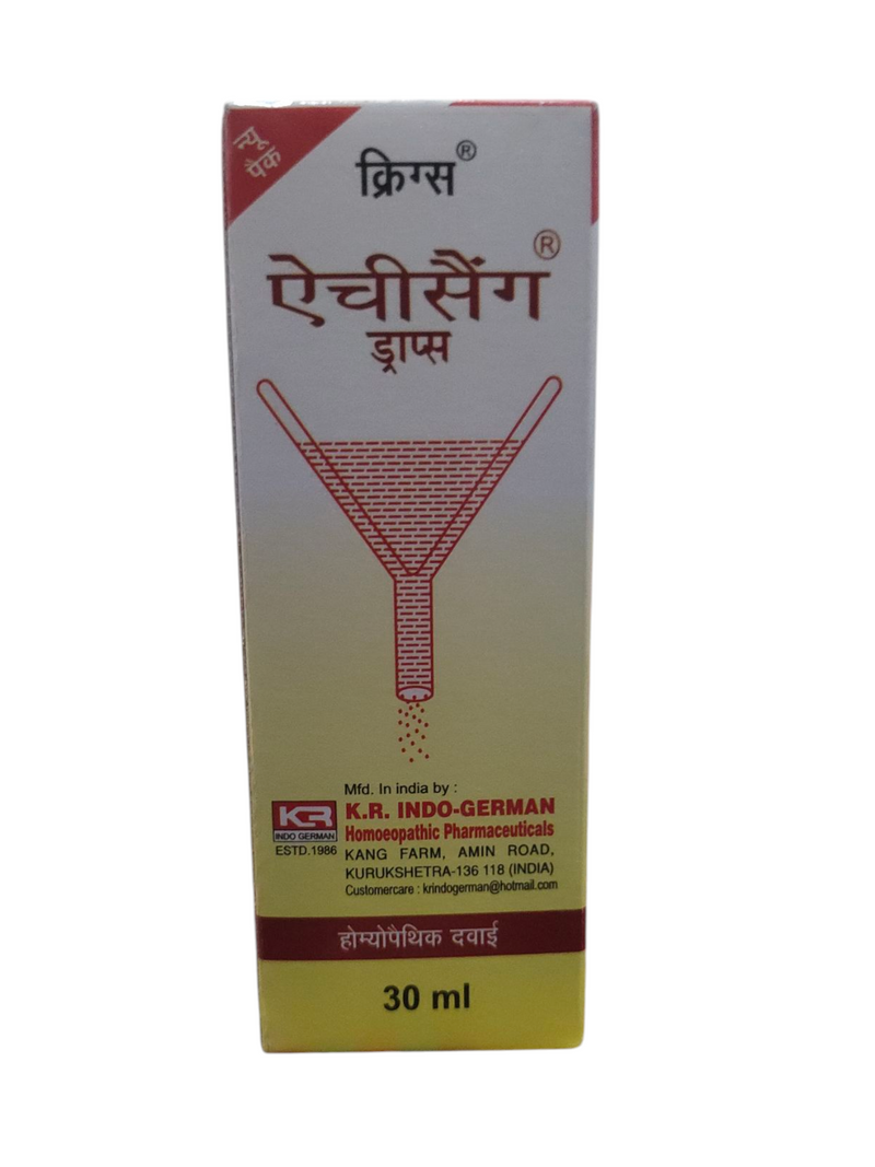 KRIG'S ECHISANG DROPS HOMEOPATHIC MEDICINE 30ML 499/Avobe Buying Free Shiping