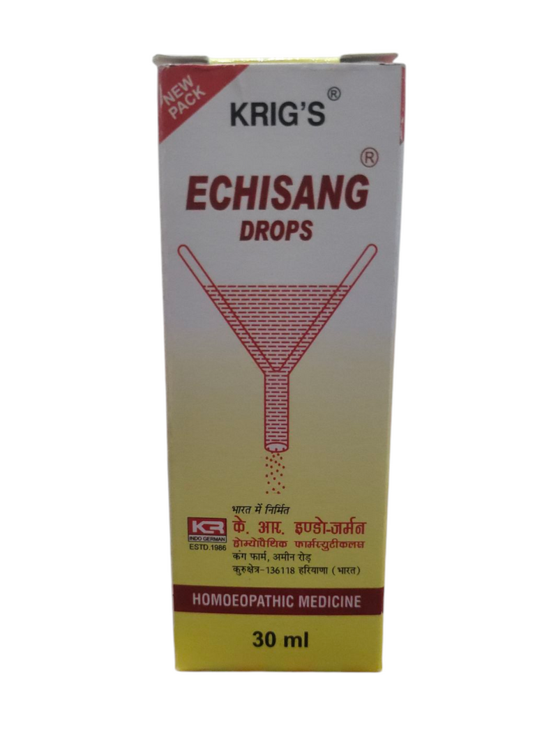 KRIG'S ECHISANG DROPS HOMEOPATHIC MEDICINE 30ML 499/Avobe Buying Free Shiping