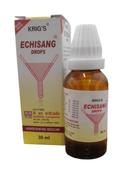 Krig's Echisang Drops bottle and packaging on a white background