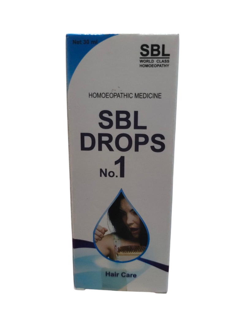 SBL DROPS NO.1 HAIR CARE HOMEOPATHIC MEDICINE 30ML 499/Avobe Buying Free Shiping