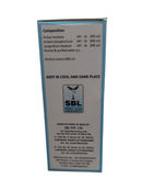 SBL homeopathic medicine packaging with text and logo on a white background