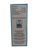 SBL pharmaceutical packaging with text and logo on a white background