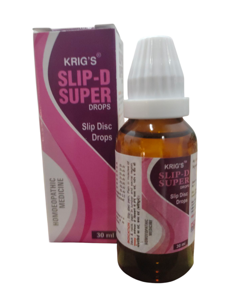 SLIP-D SUPER DROPS Slip Disc Drops 30Ml Homeopathic Medicine 499 / Avobe Buying Free Shiping