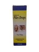 Box of Similia Piles Drops for piles on a white background