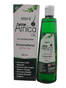 Krig's Super Arnica Oil packaging and bottle on a white background