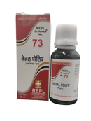 REPL Nasal Polyp medicine bottle and packaging on a white background