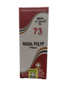 Box of REPL Dr. Advice No. 73 Nasal Polyp medicine on a white background