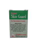 Super Skin Guard for Dermoderm Cream packaging indicating skin healing benefits and uses for various skin conditions.