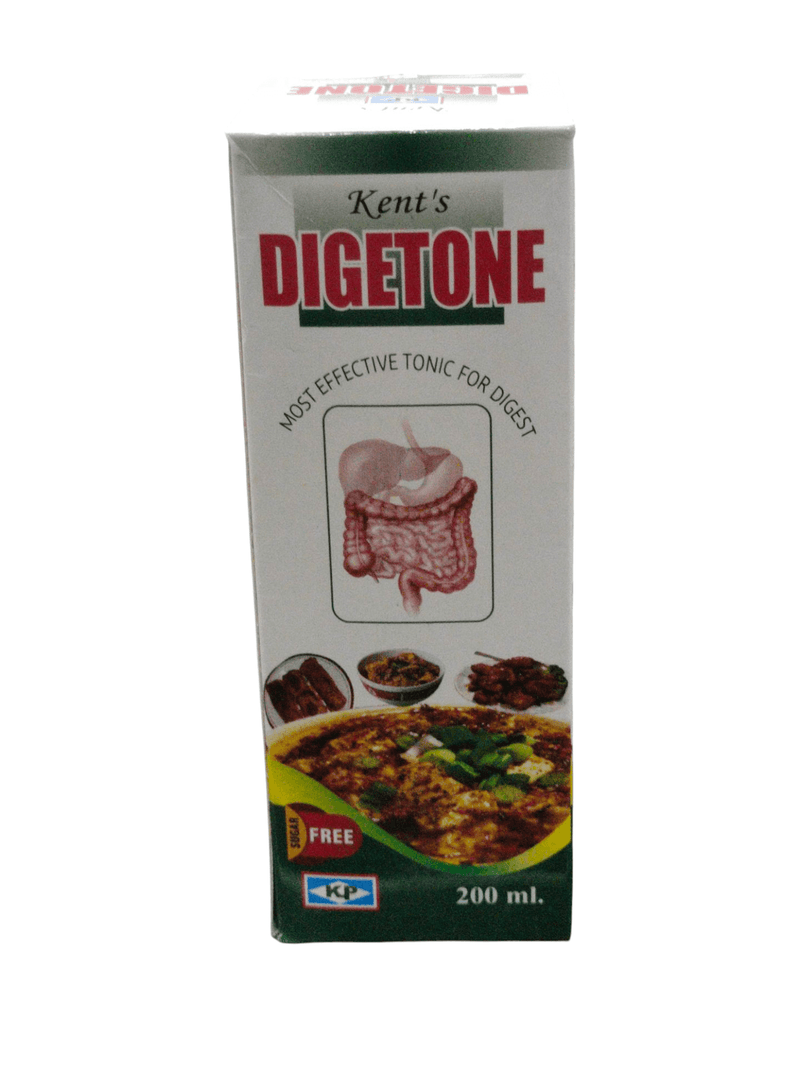 Kent's DIGETONE 200ml tonic for digestion with health benefits for indigestion and bloating.