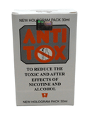 NEW HOLOGRAM PACK 30ml ANTI TOX to reduce nicotine and alcohol after-effects, promoting detoxification and cravings relief.