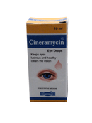 HAPDCO Cineramycin Eye Drops 10ML packaging for soothing eye relief and moisture.