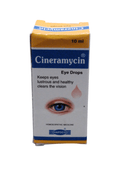 HAPDCO Cineramycin Eye Drops 10ml for soothing eye discomfort and relieving digital eye strain.