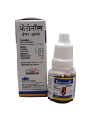Ferronol Homeopathic Ear Drops 10ml for earache and inflammation, pack of 2, effective relief for ear ailments.
