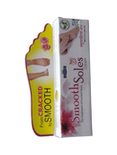 Box of Smooth Soles cream with foot illustration on a white background