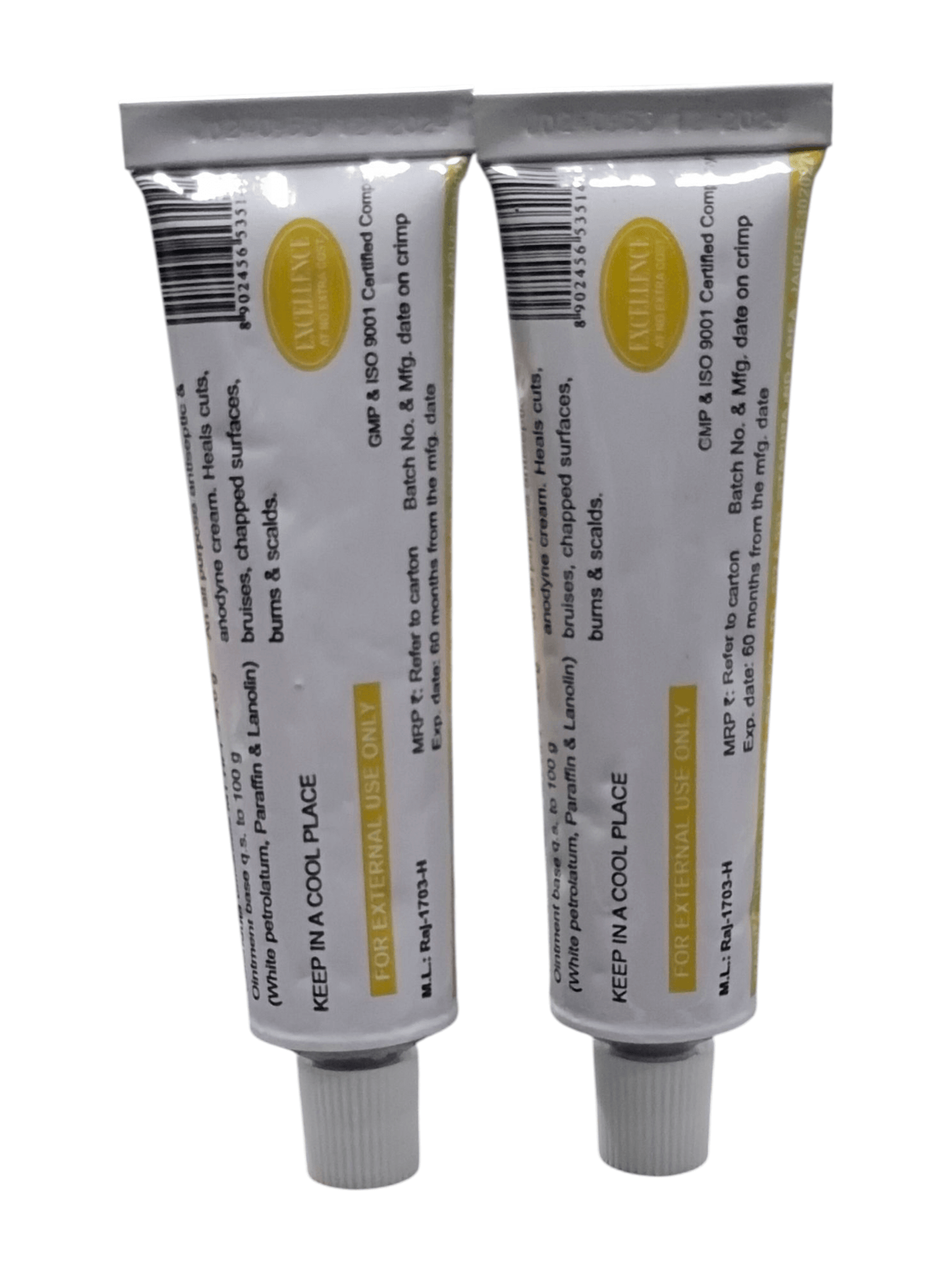 SBL Calendula Ointment 25g tubes, homeopathic healing for skin care and relief from burns and irritations.