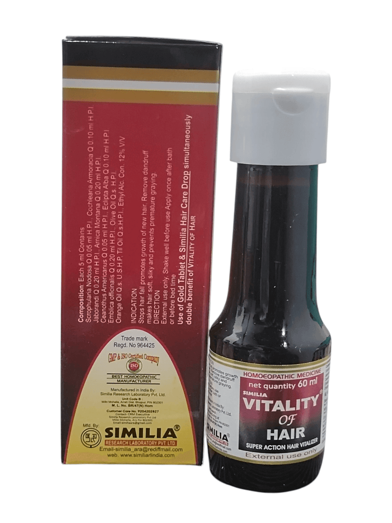 SIMILIA VITALITY OF HAIR OIL SUPER ACTION VATILIZER OIL FOR SCALP USE FOR HAIR GROWTH ITCHING IN HEAD