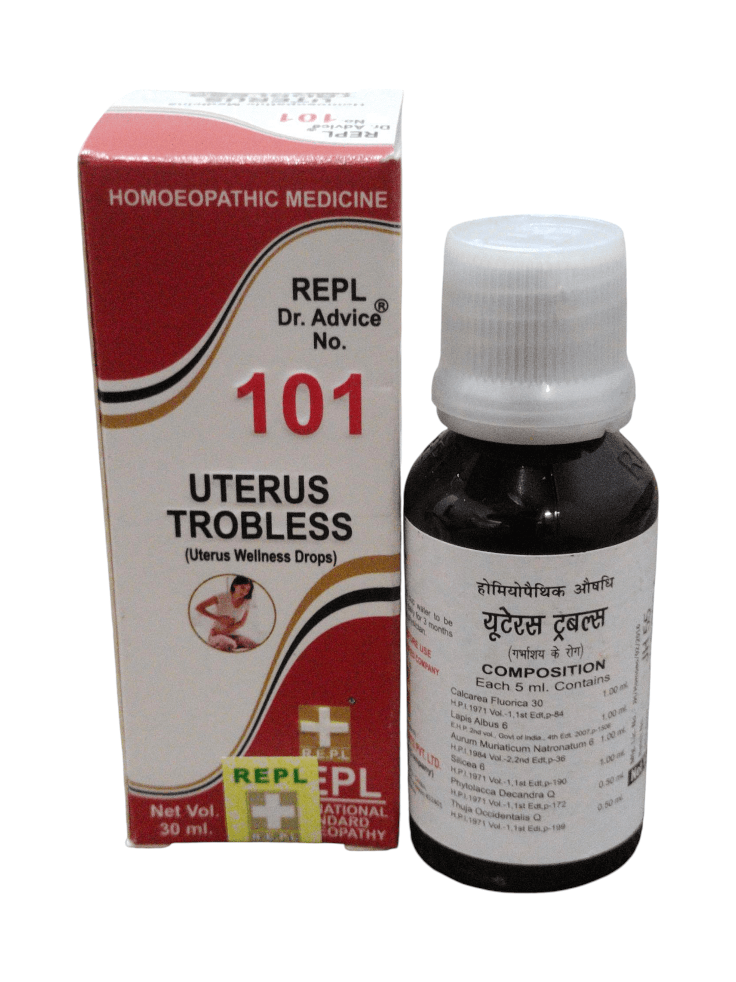 REPL DR. ADVICE NO. 101 UTERUS TROUBLES 30ML