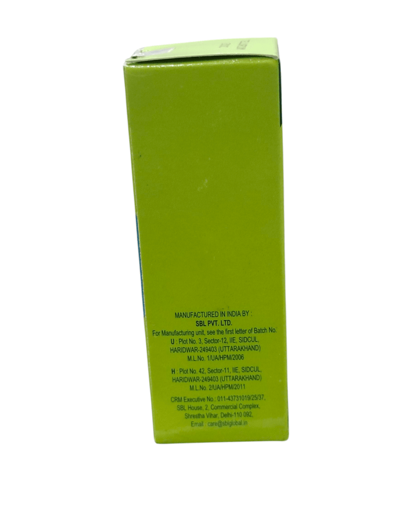 Packaging details of SBL Belladonna 200C Homeopathic Dilution 30ml, manufactured by SBL Pvt. Ltd., India.