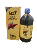 SBL's Liver Tonic bottle and packaging on a white background