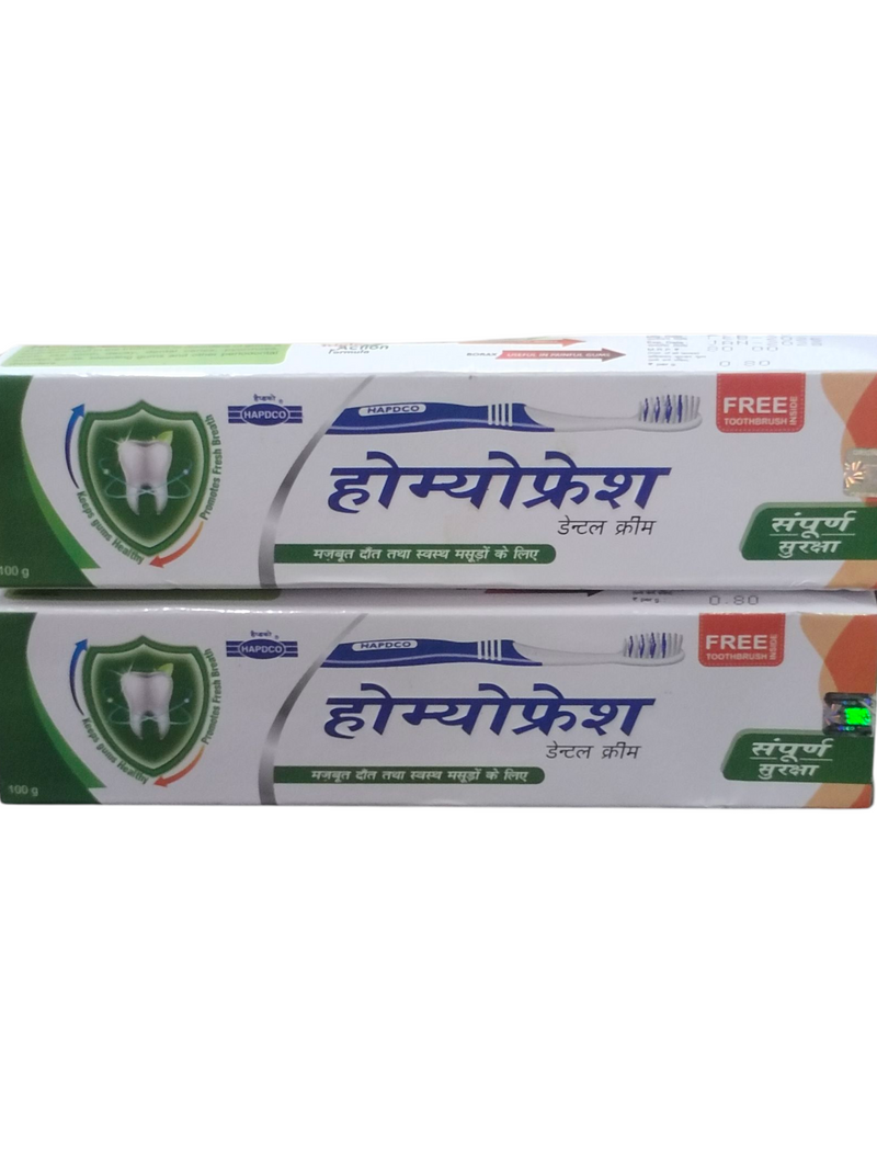 HAPDCO HOMOEOFRESH DENTAL CREAM (PACK OF 2)